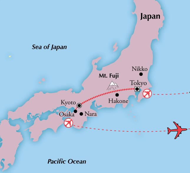 Japan Reiseplan 7 Tage Tokyo Kyoto